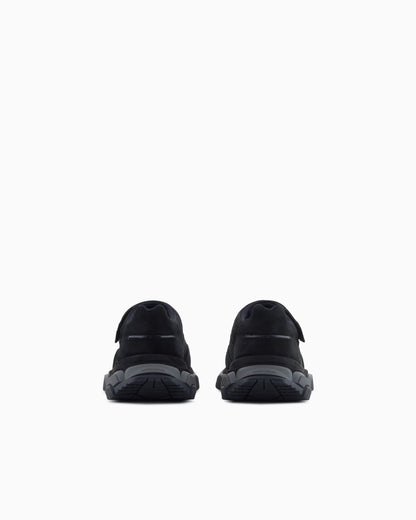 Monkstrap sneakers in suede