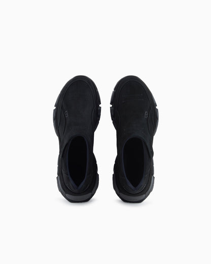 Monkstrap sneakers in suede