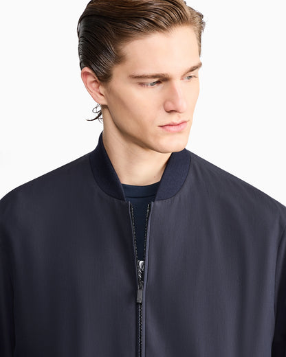 cotton and cupro blouson