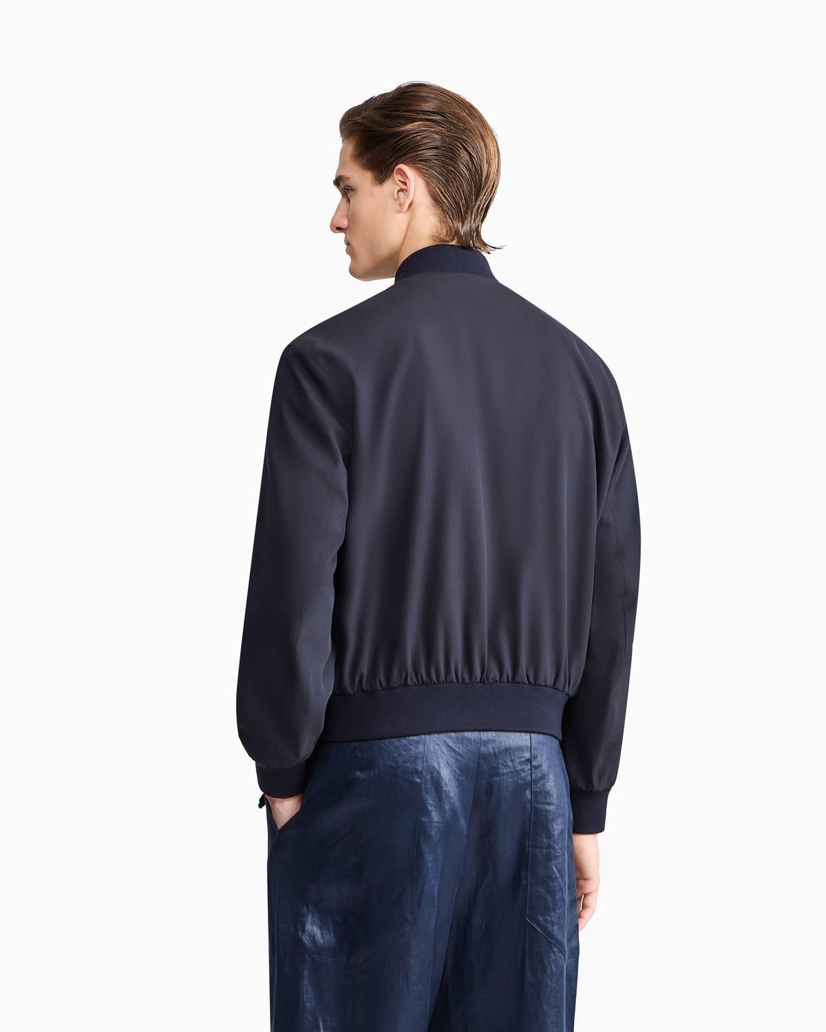 cotton and cupro blouson