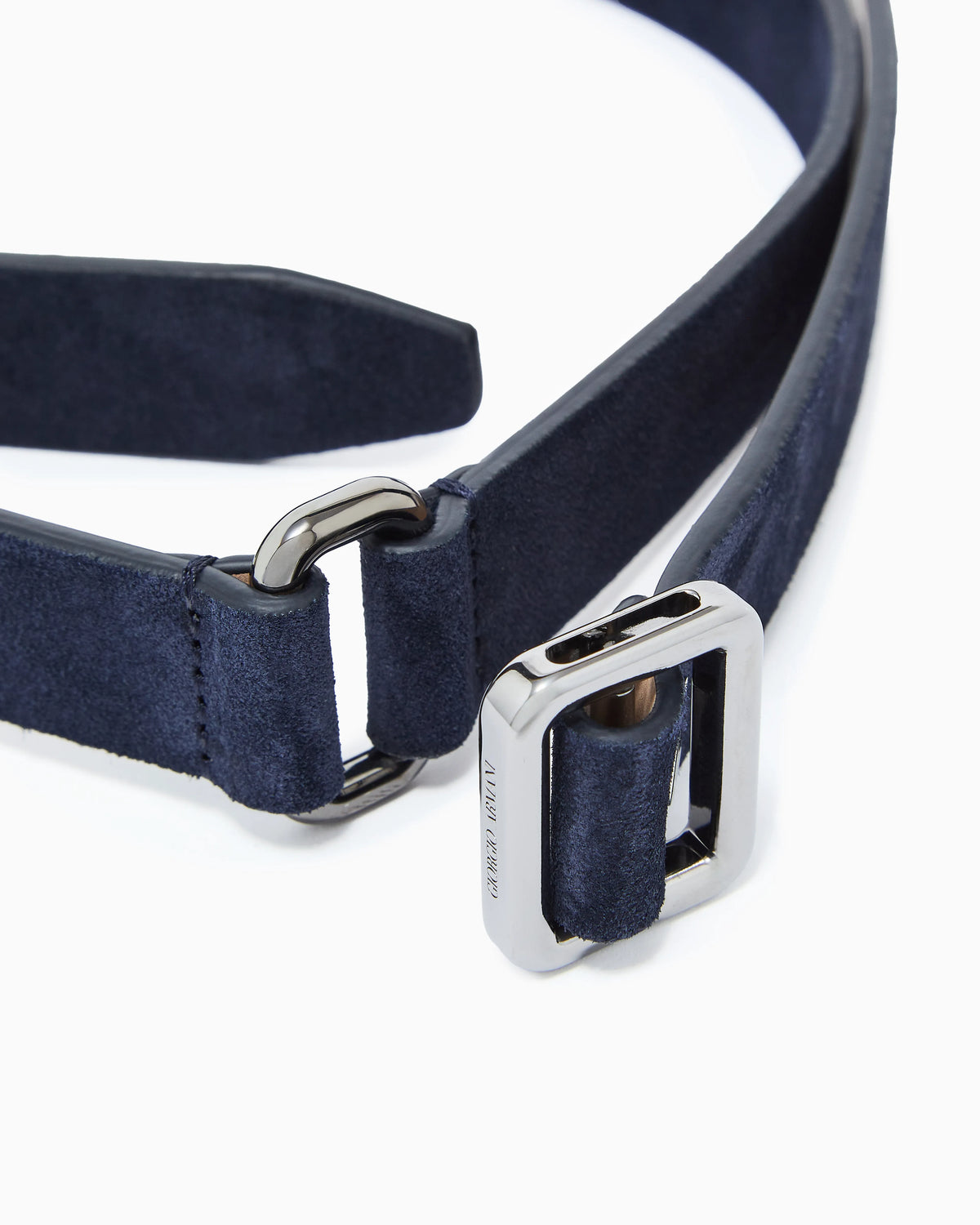 Suede belt