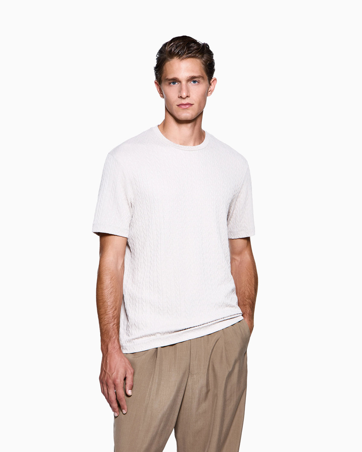 viscose blend T-shirt