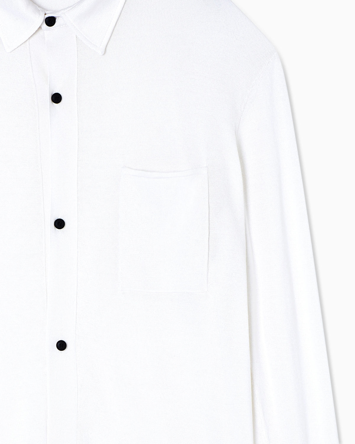 Silk knit shirt