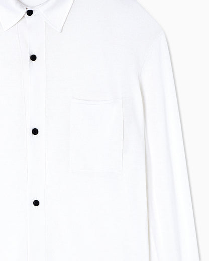Silk knit shirt