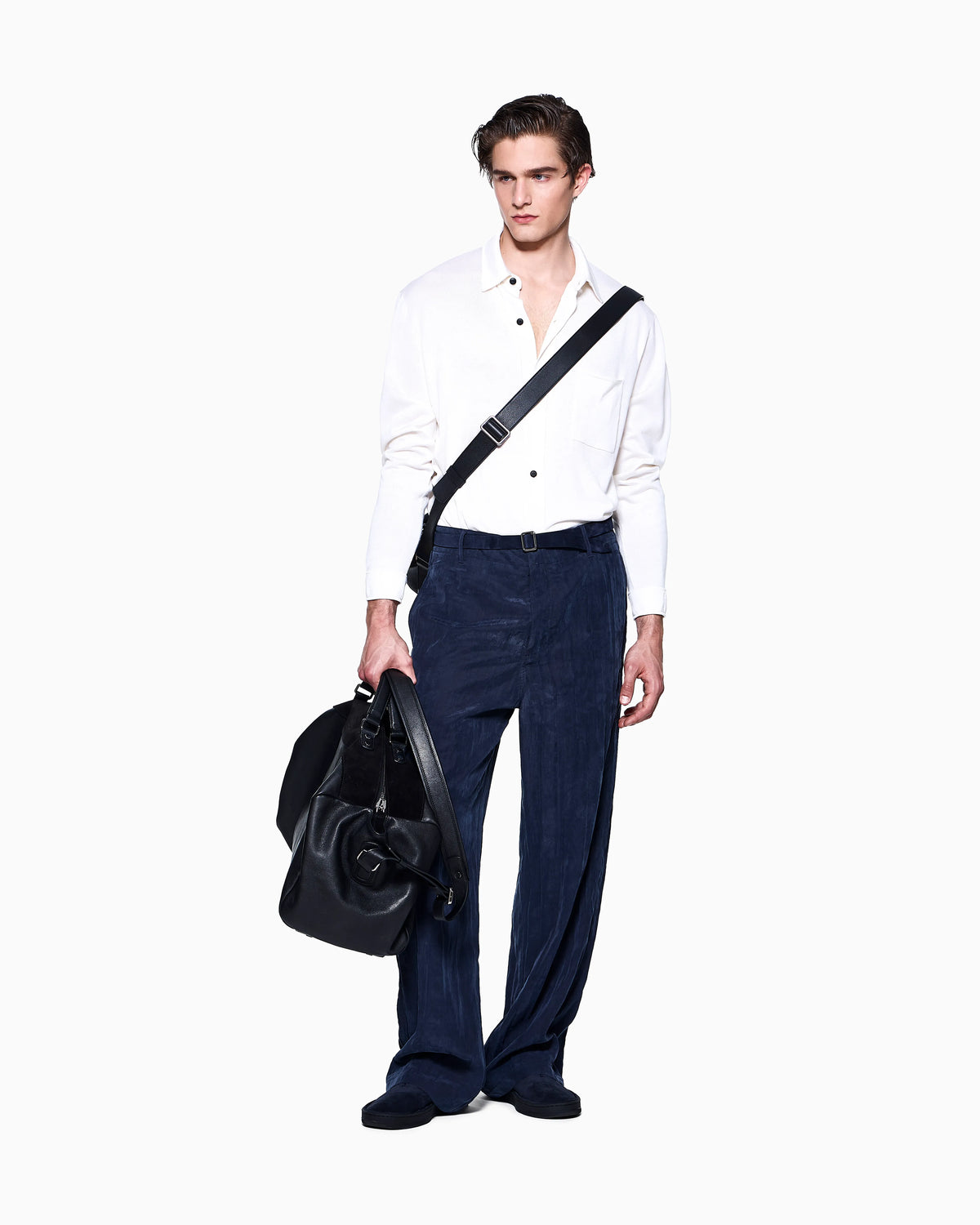 Silk knit shirt
