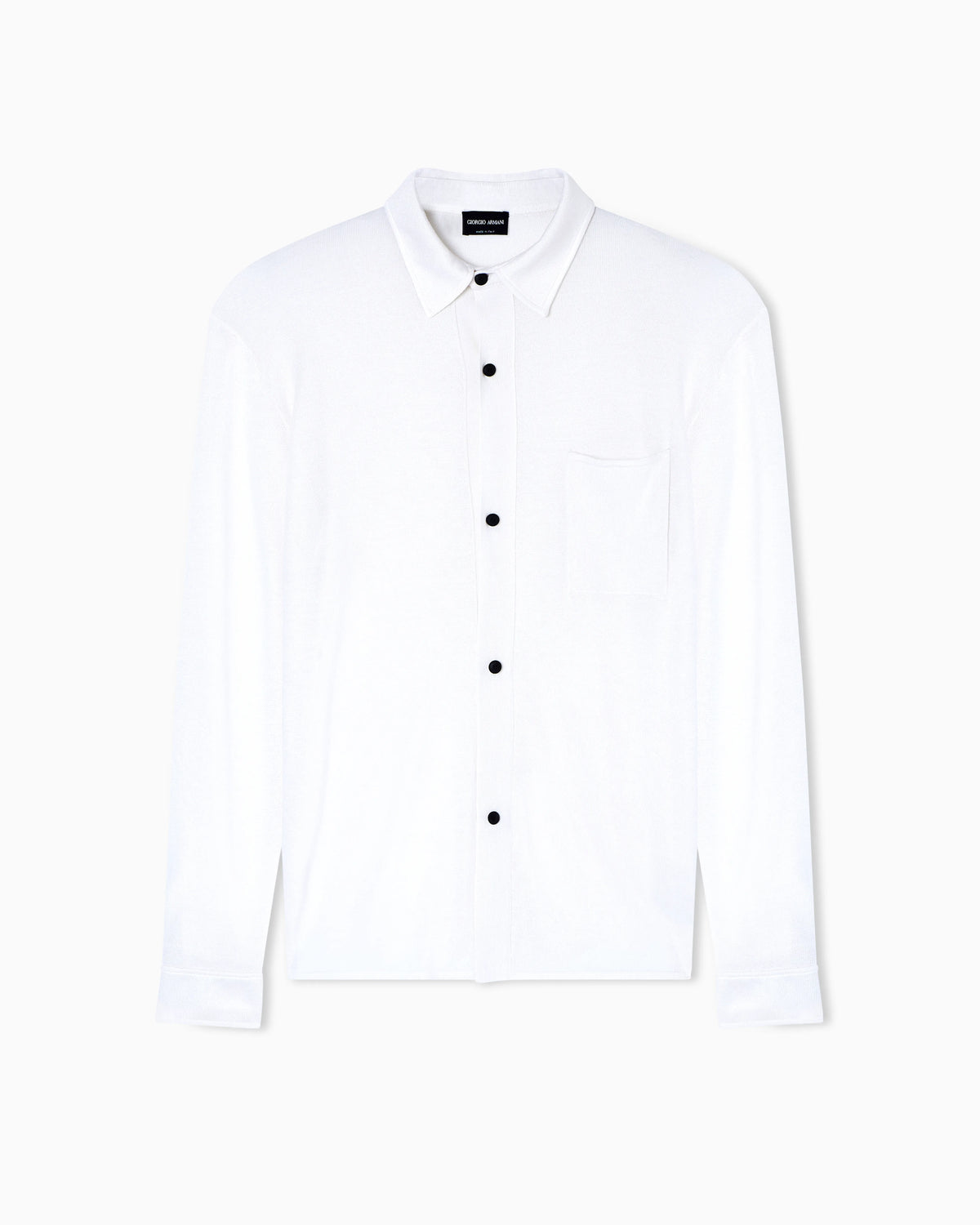 Silk knit shirt