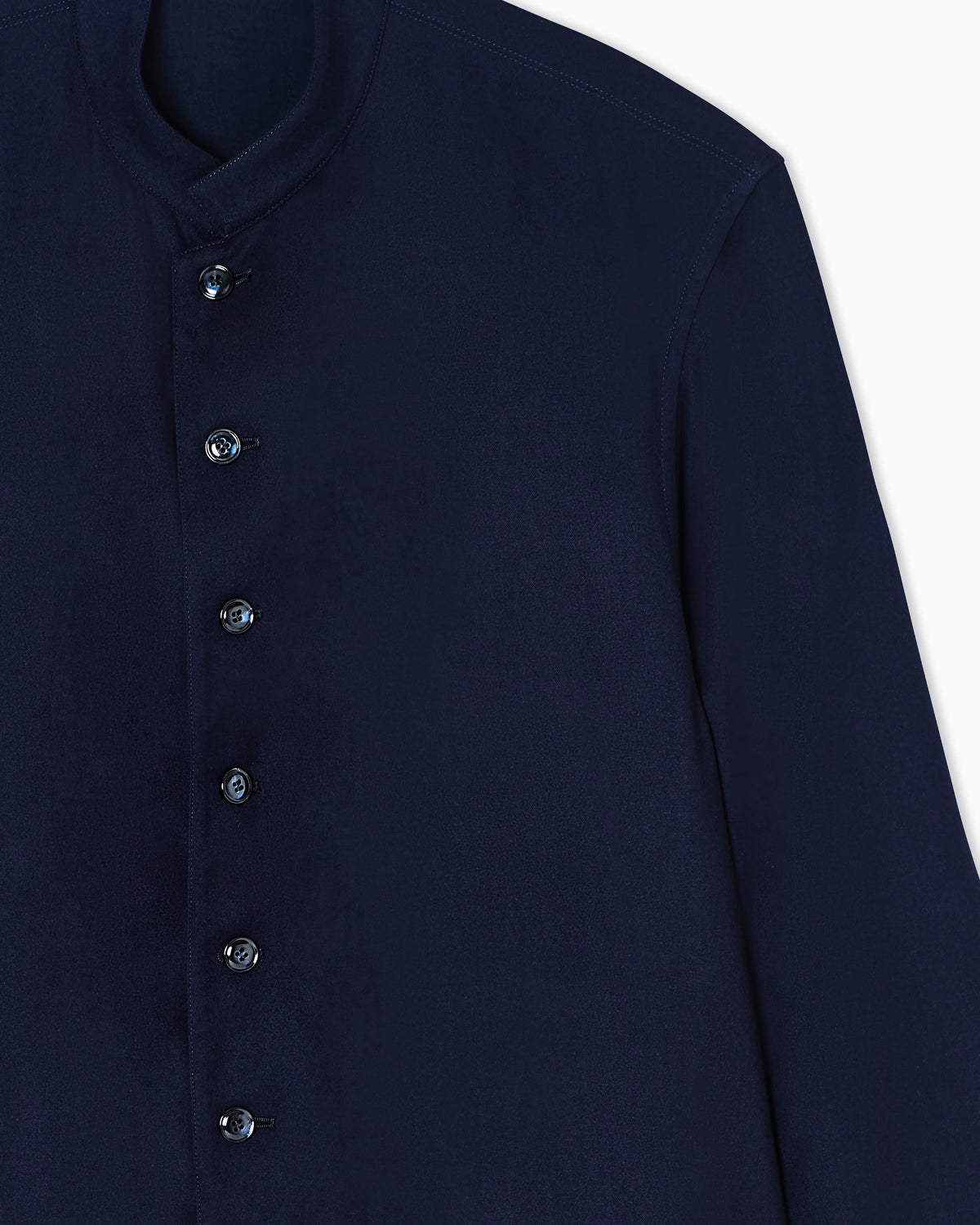 fluid wool blouson