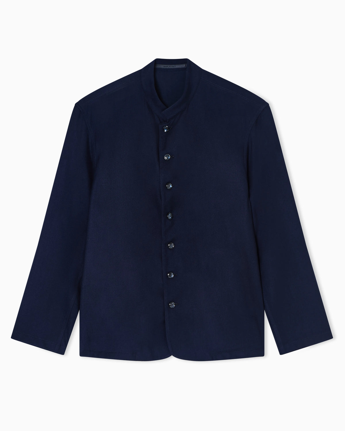 fluid wool blouson