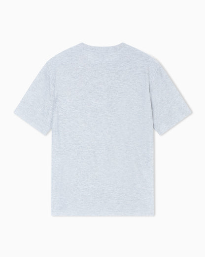 Viscose and cashmere jersey crew-neck T-shirt