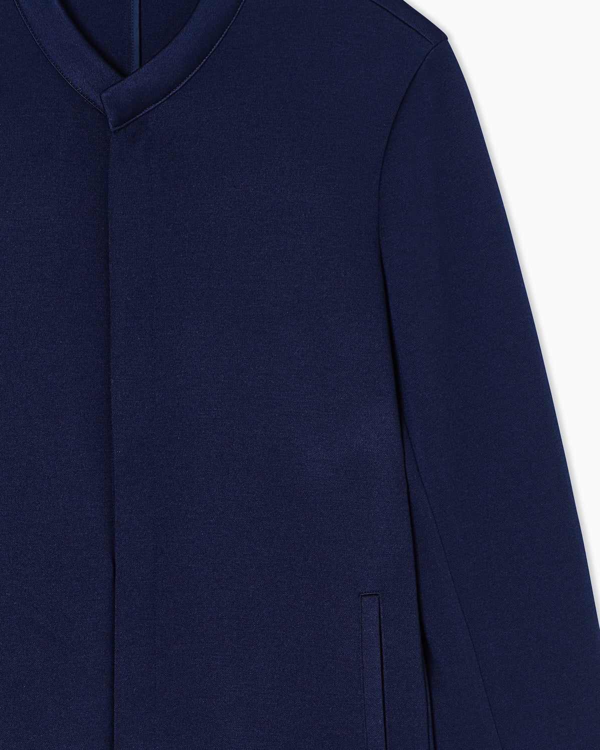Cashmere double jersey shirt jacket