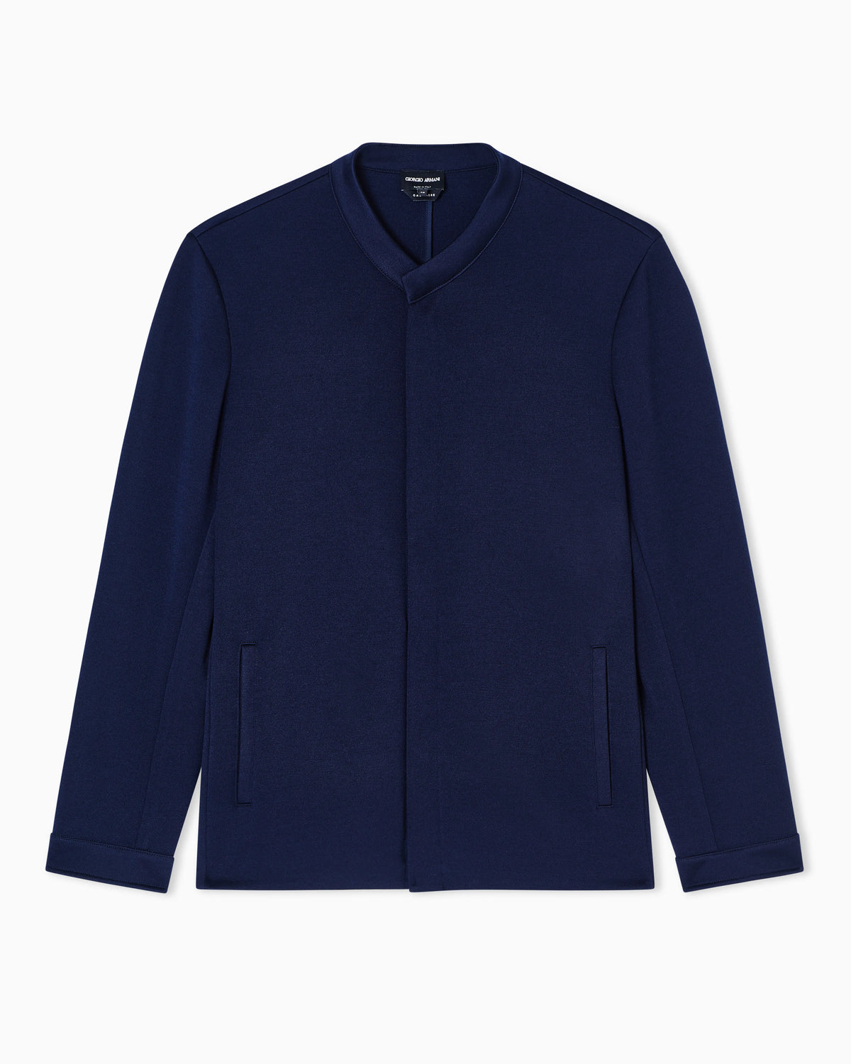 Cashmere double jersey shirt jacket