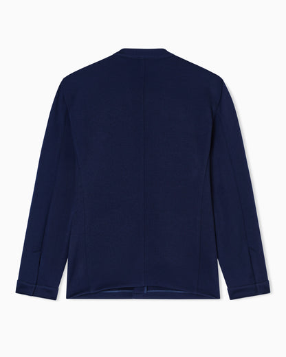 Cashmere double jersey shirt jacket