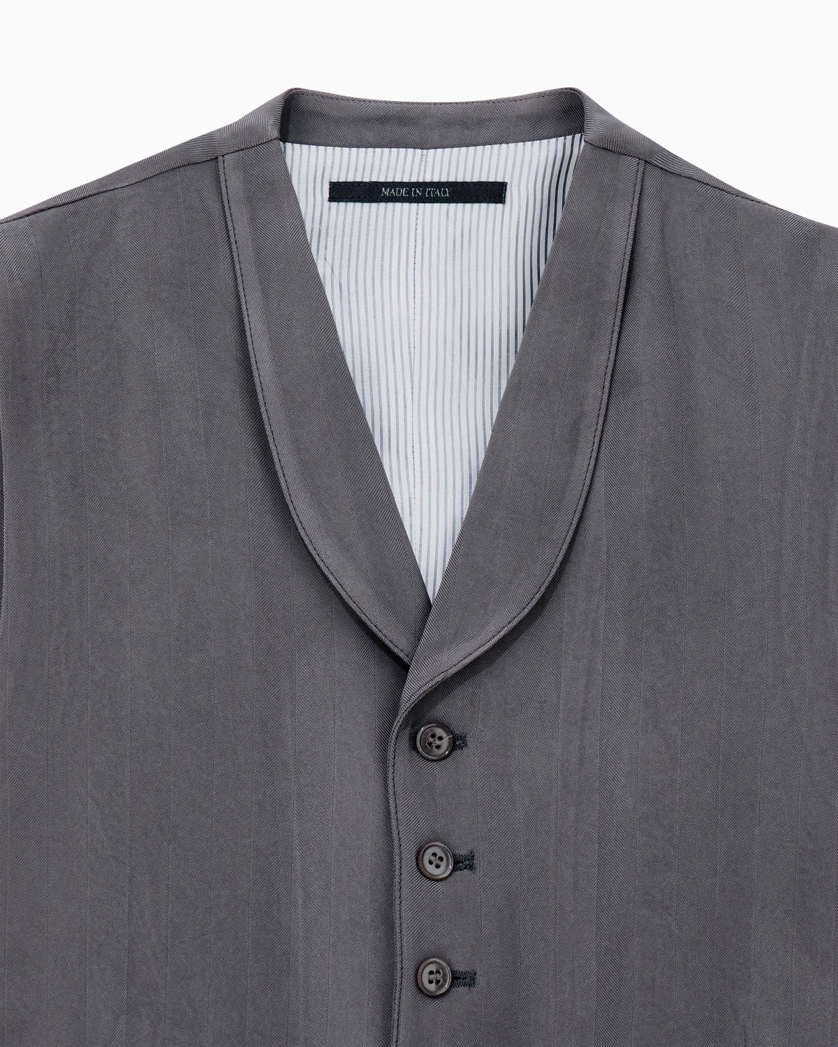 Single-breasted viscose waistcoat