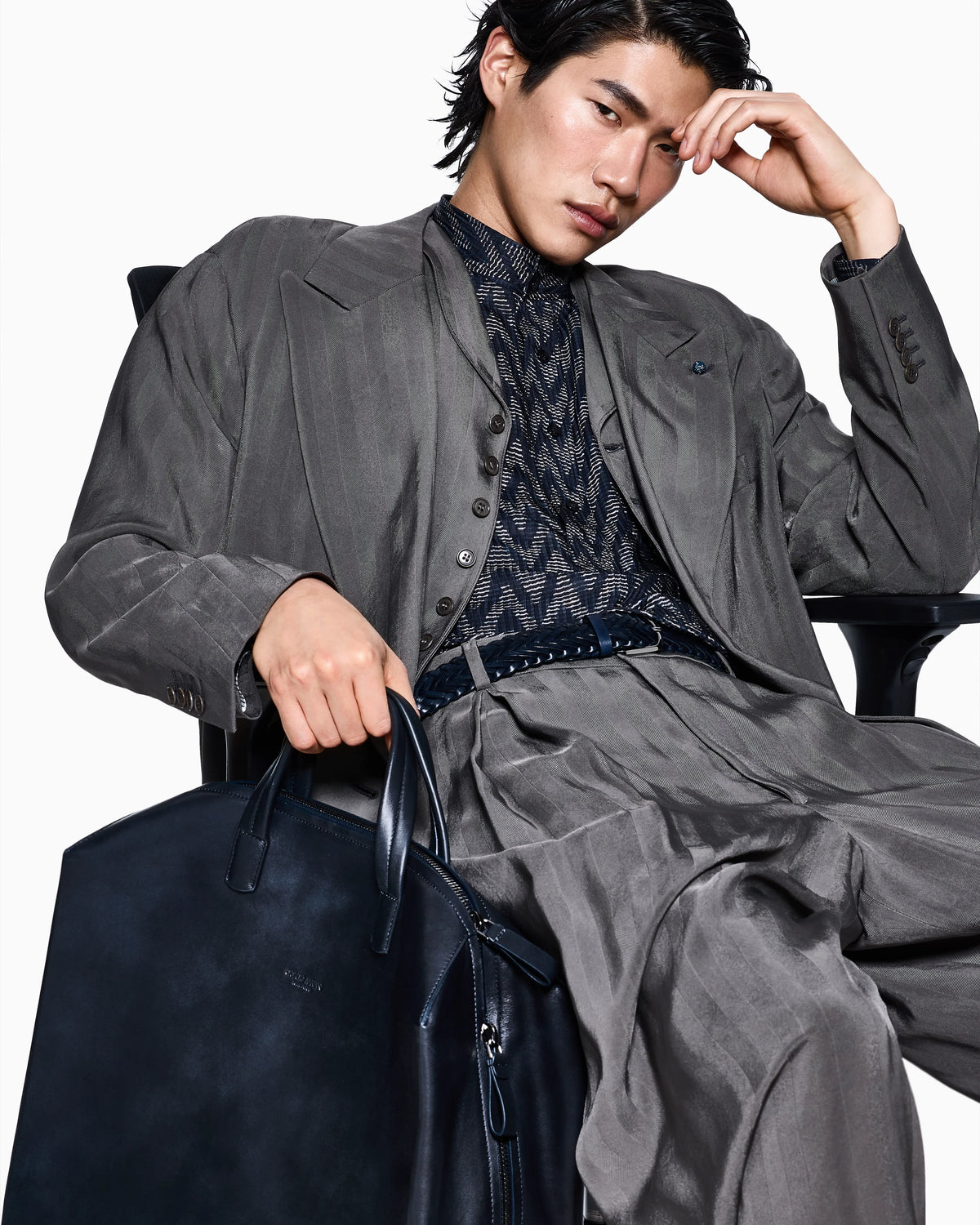 Single-breasted viscose waistcoat
