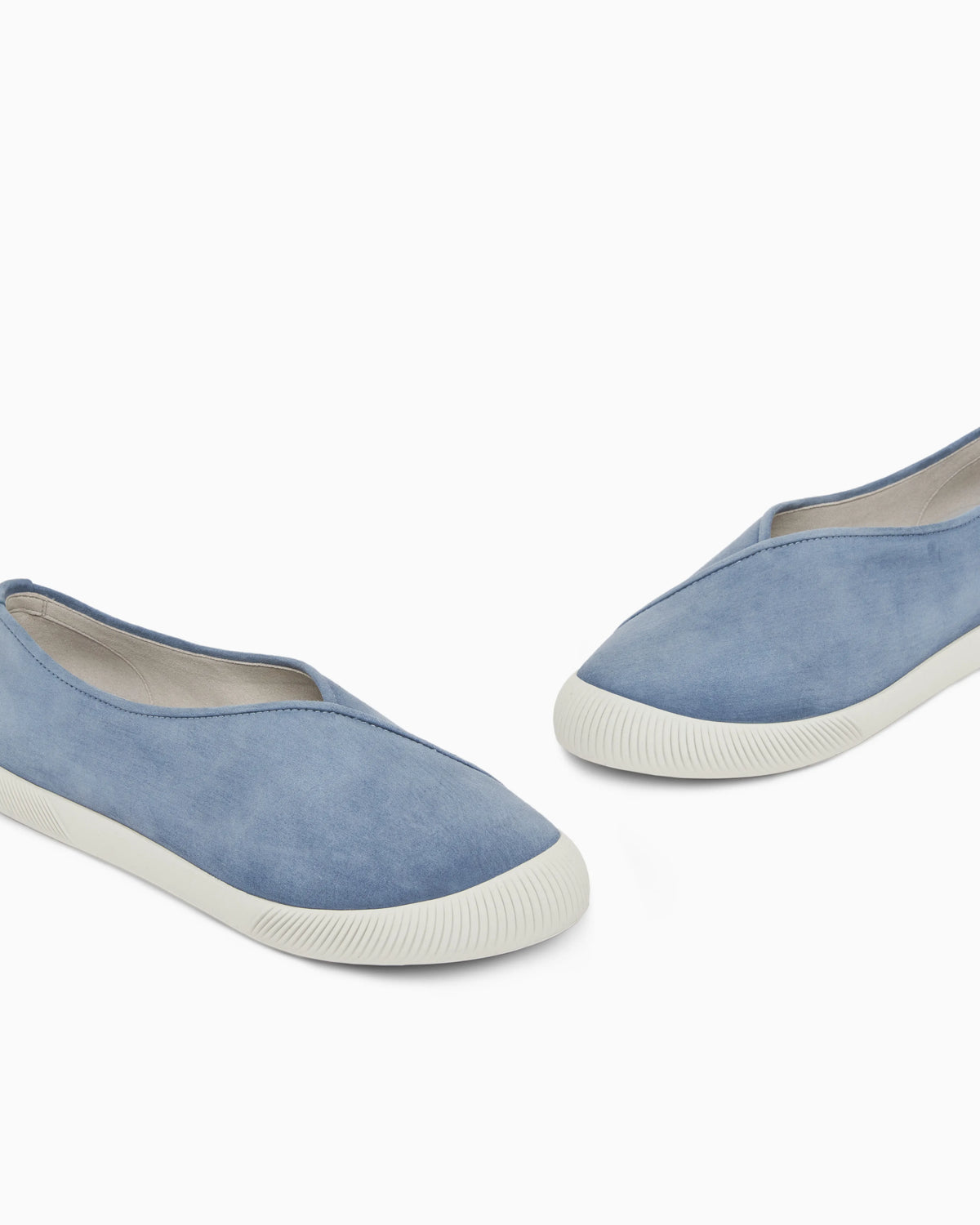 Suede slip-ons