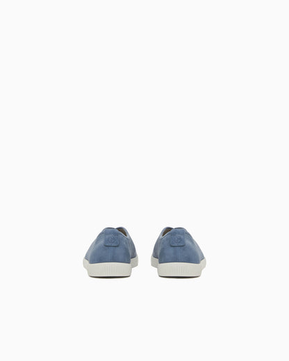 Suede slip-ons