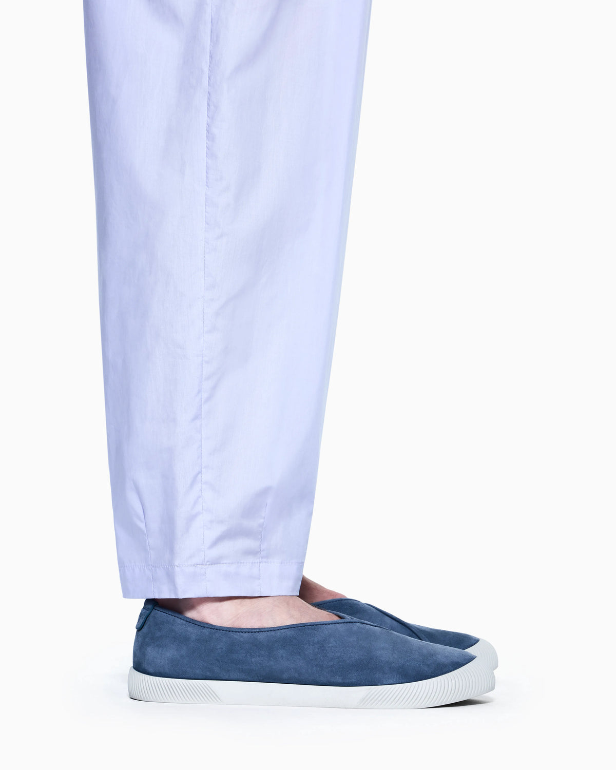 Suede slip-ons