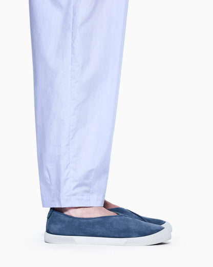 Suede slip-ons