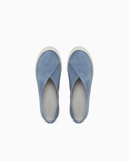 Suede slip-ons