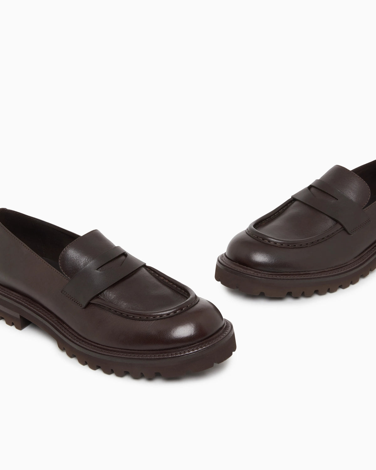 Nappa leather loafers