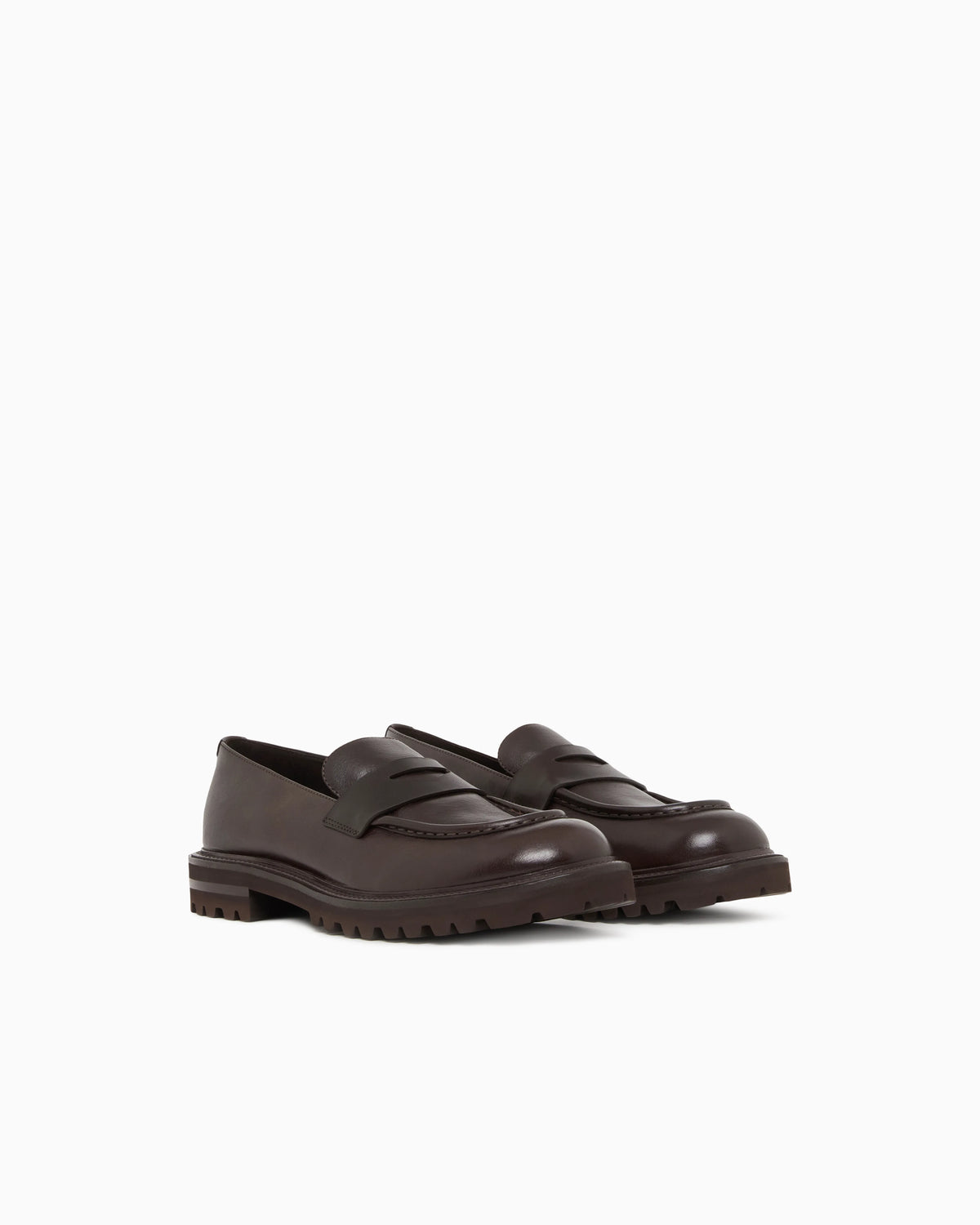 Nappa leather loafers