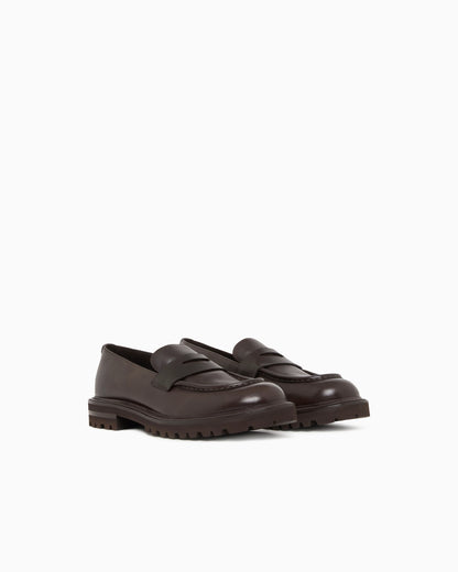 Nappa leather loafers