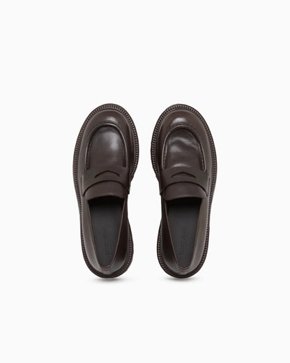 Nappa leather loafers
