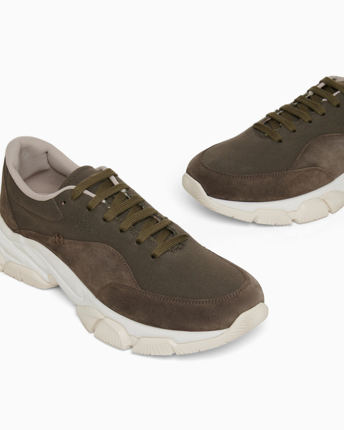 Suede sneakers
