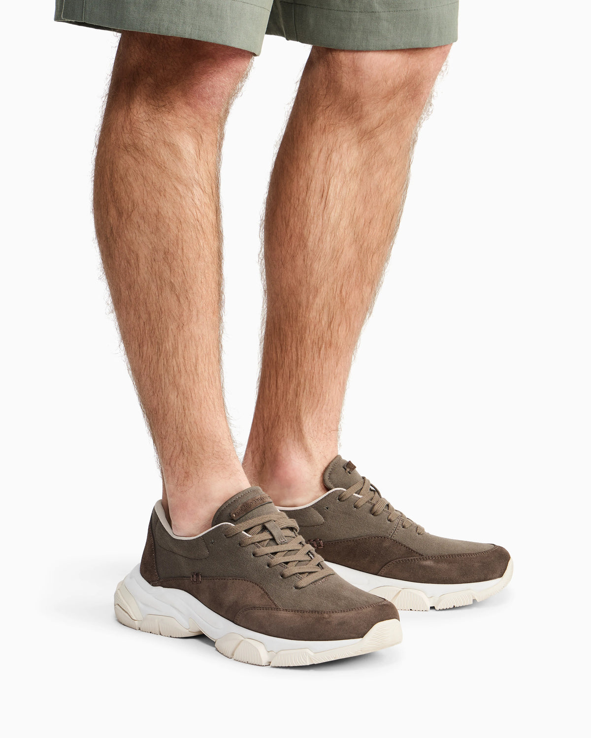 Suede sneakers