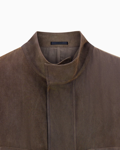 Blouson in iridescent viscose