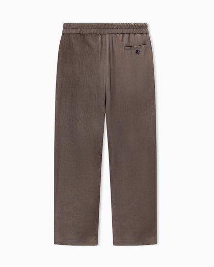 Single-pleat viscose trousers in iridescent viscose