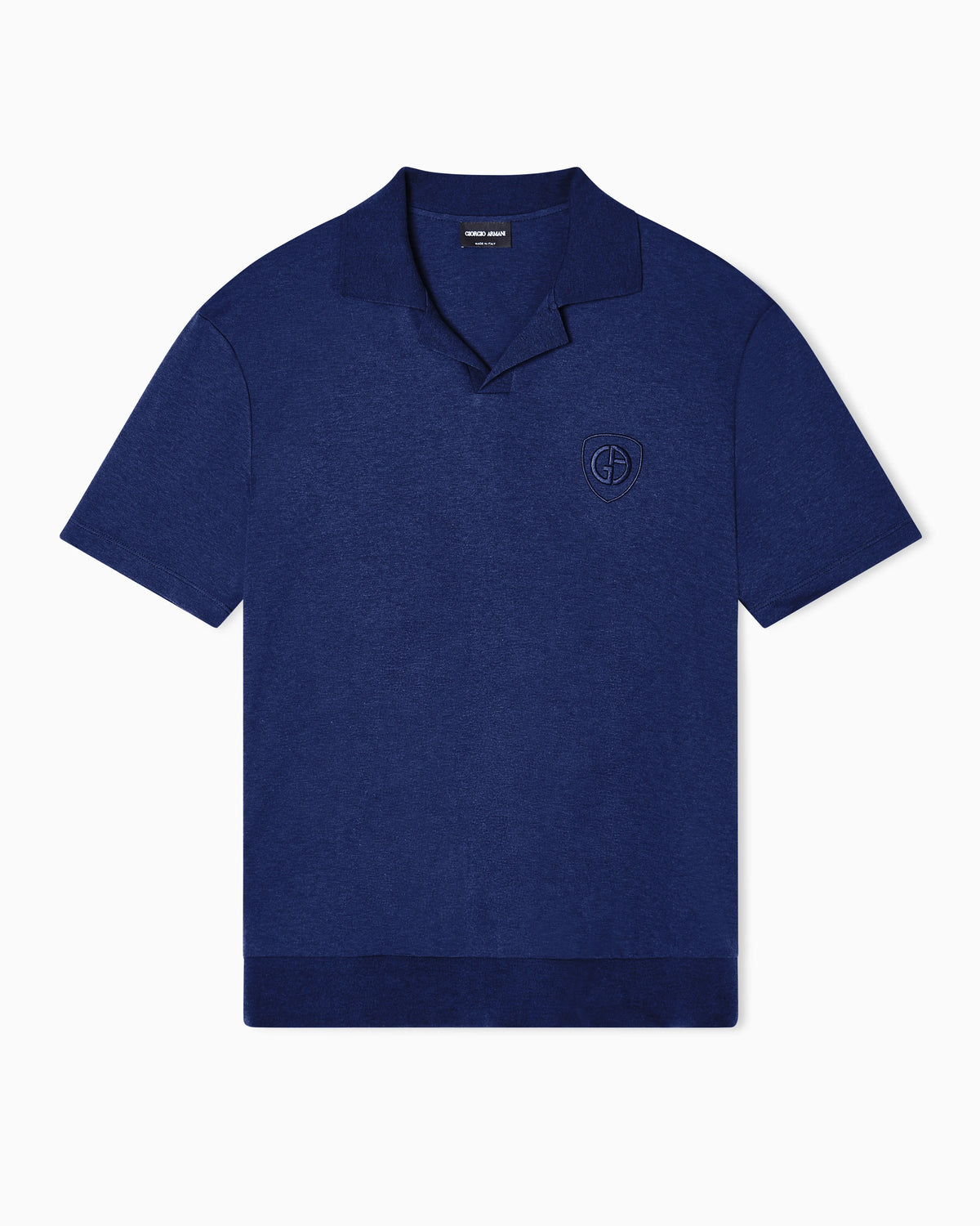 cotton interlock polo shirt