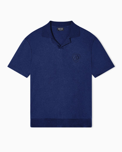 cotton interlock polo shirt