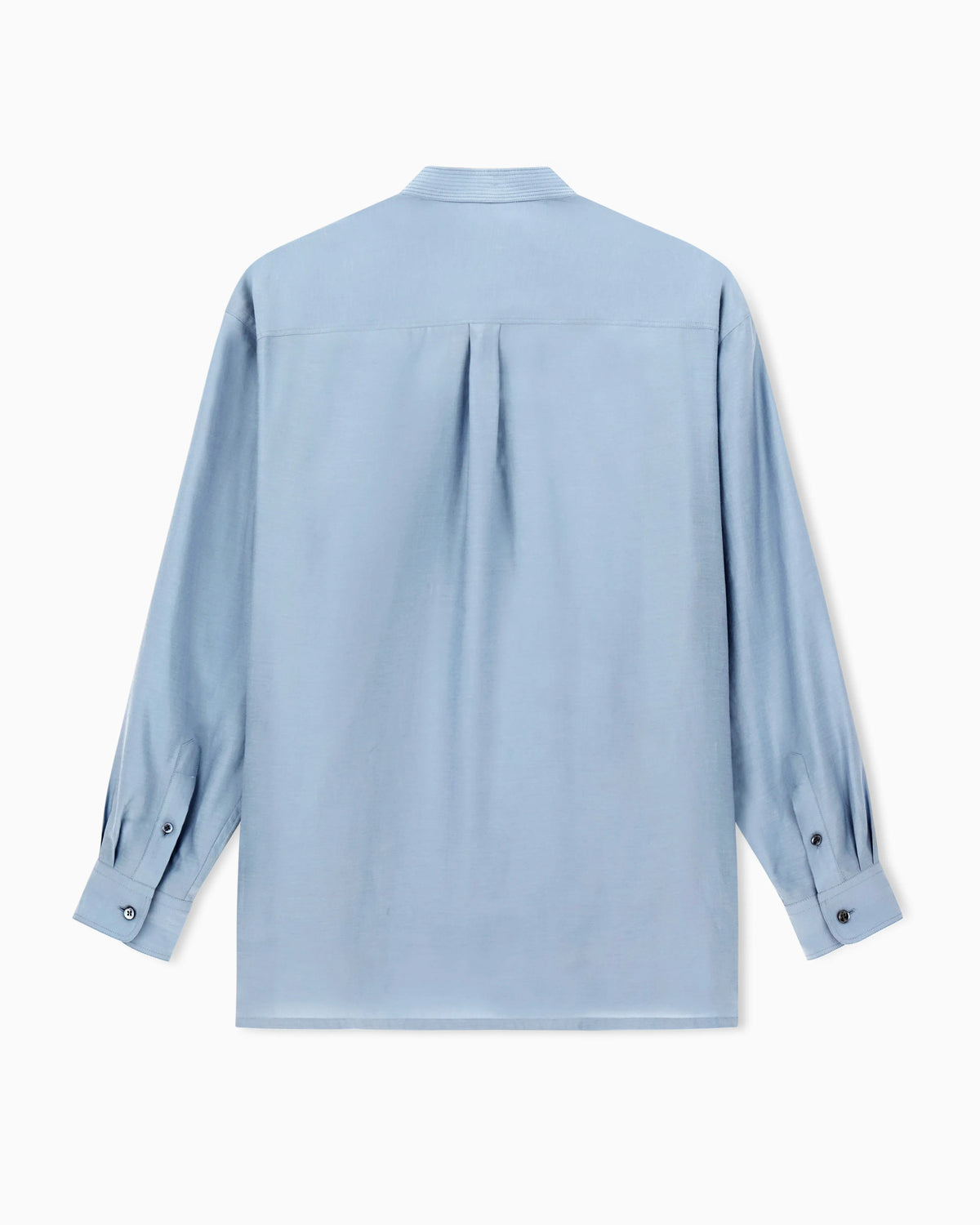 Linen, Lyocell and silk polo shirt