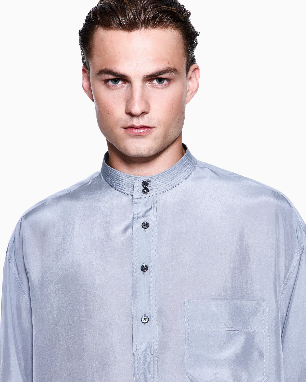 Silk habotai shirt