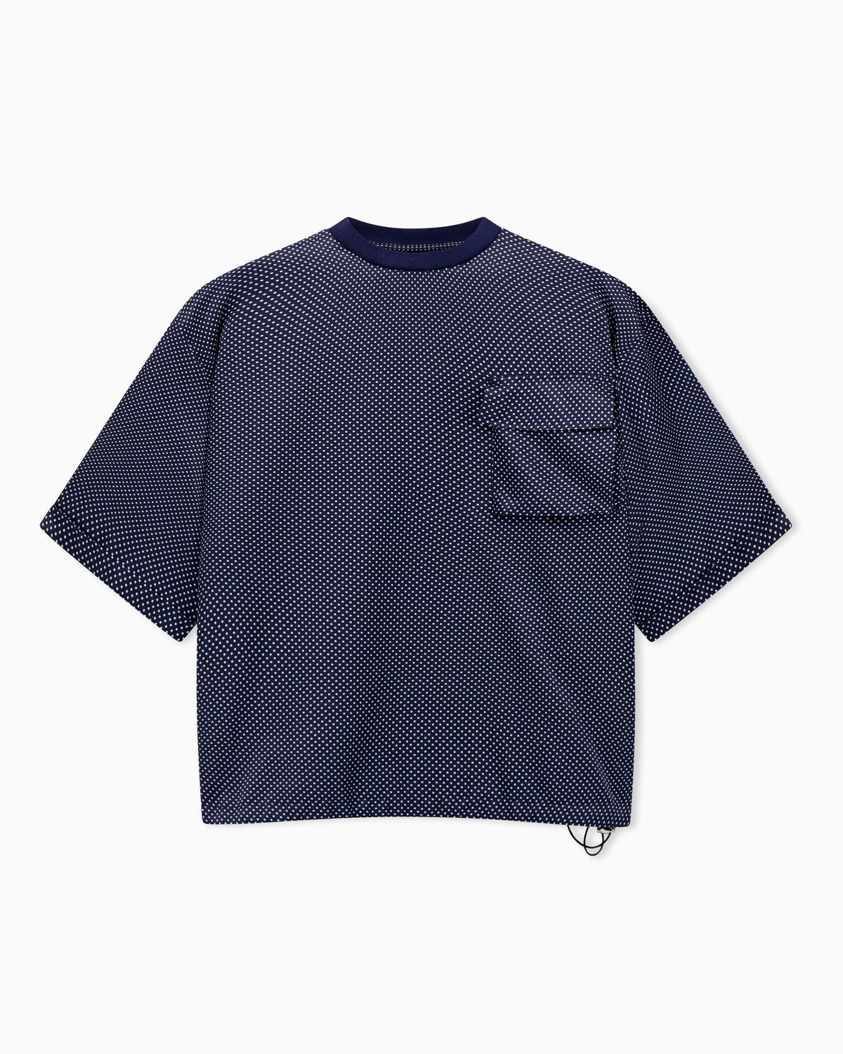 Printed silk T-shirt shirt