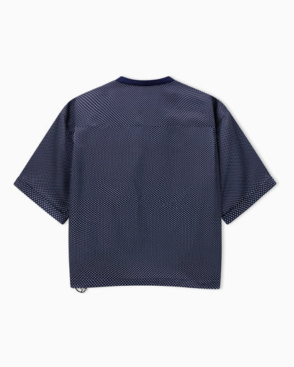 Printed silk T-shirt shirt