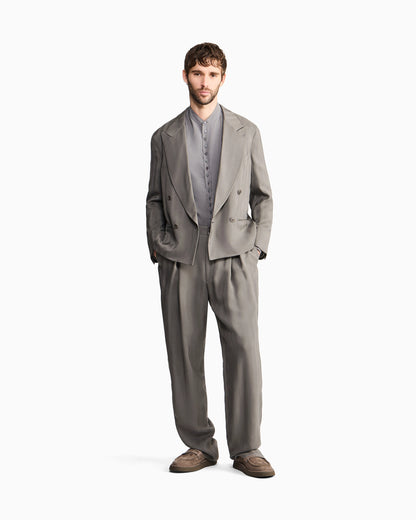 washed-silk shirt