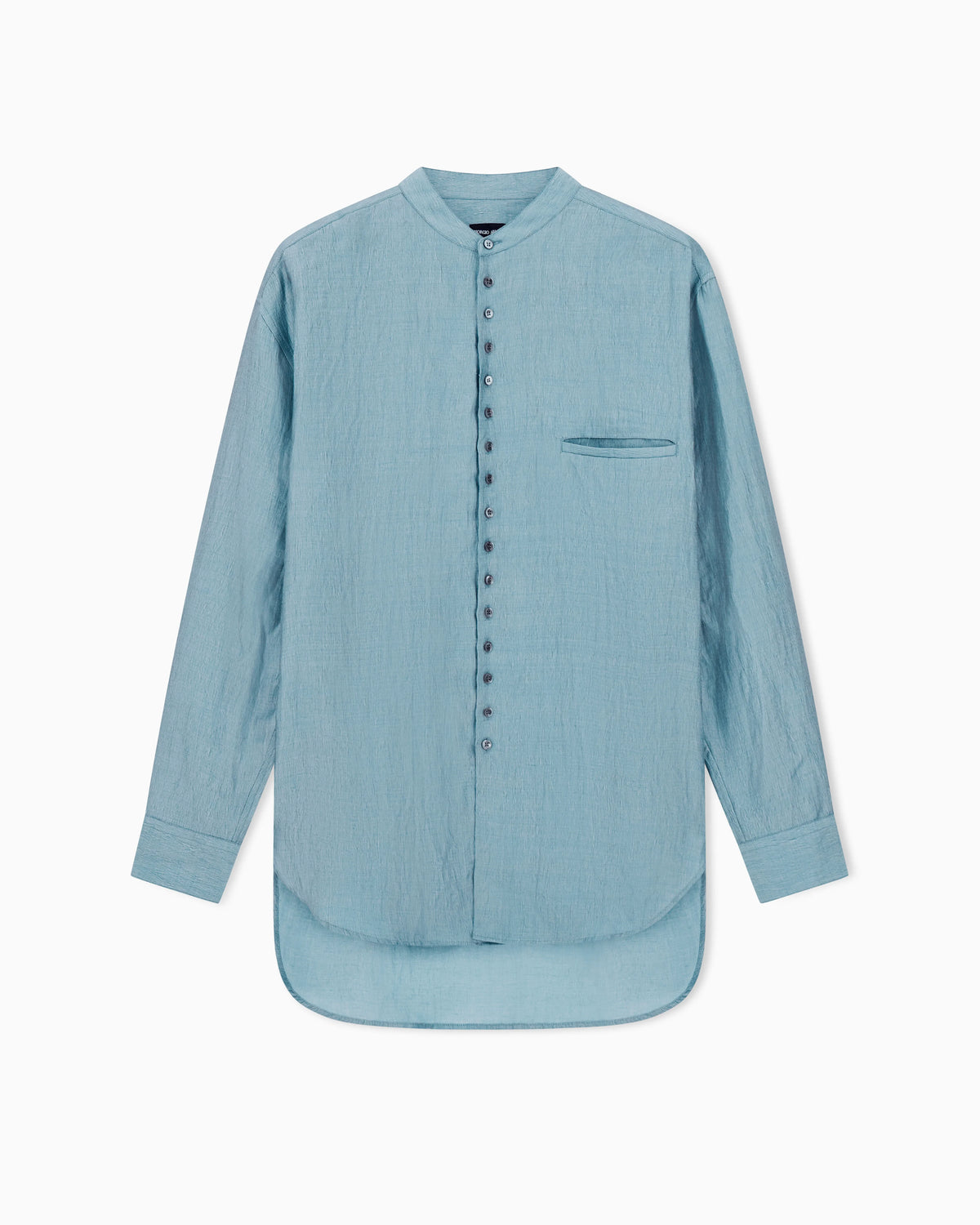 Linen-blend shirt
