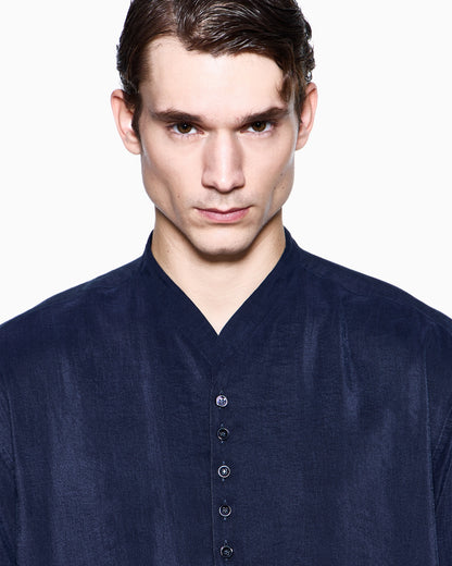 washed-silk shirt