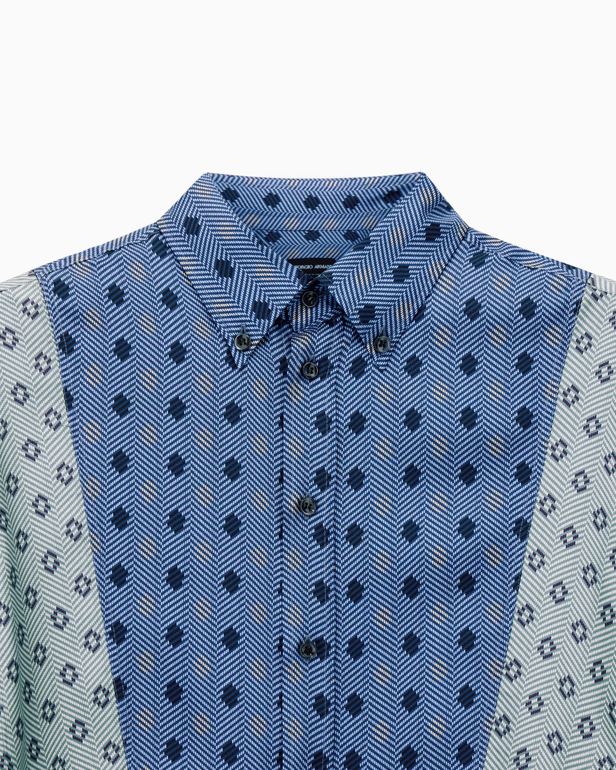 Pure silk twill shirt