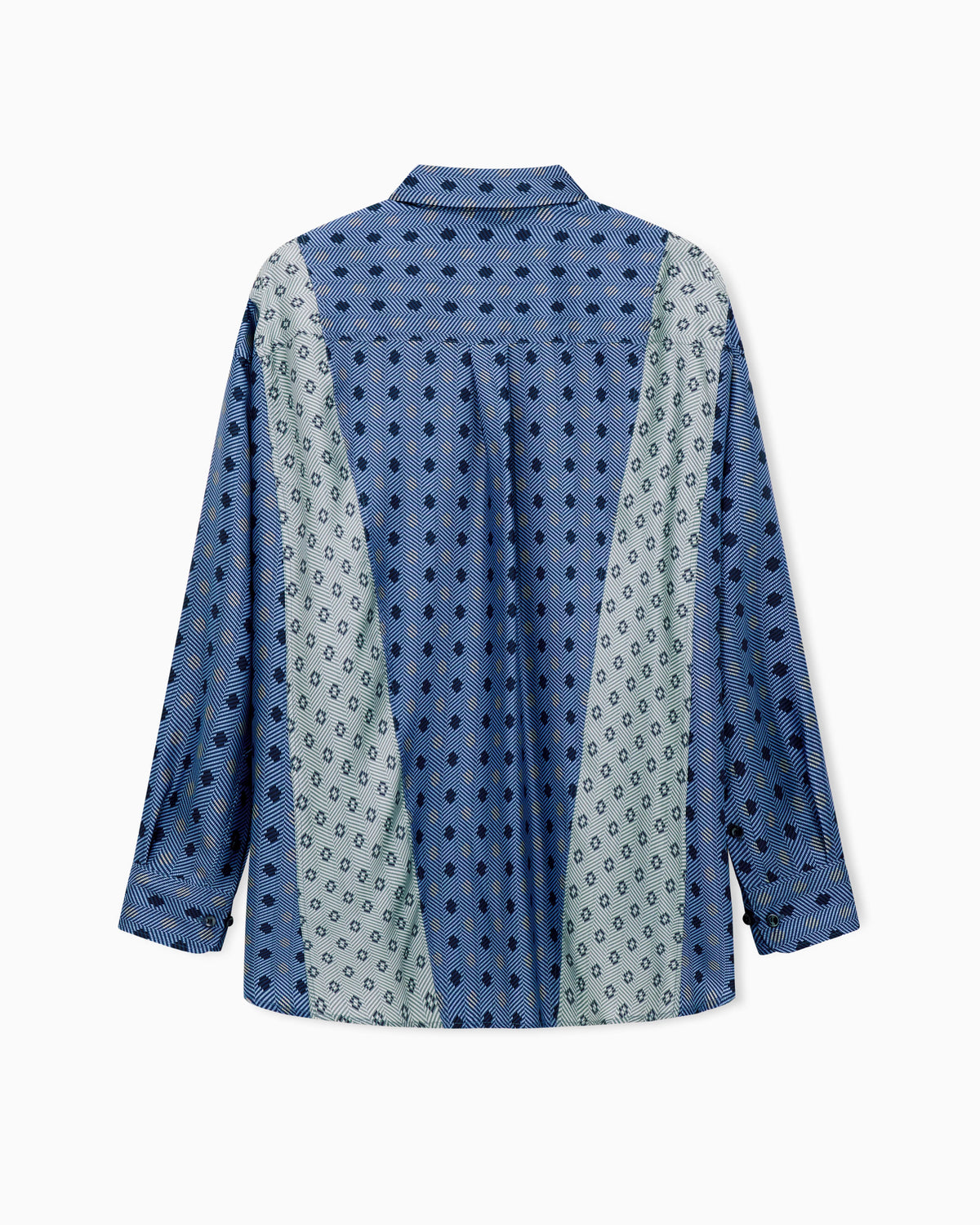 Pure silk twill shirt