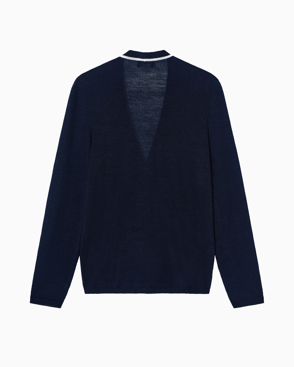 Linen and silk cardigan