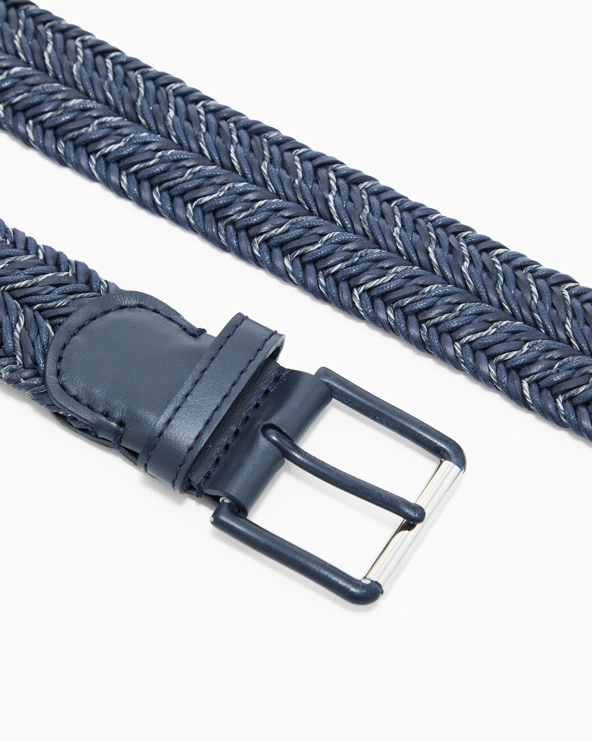 Braided belt with buckle