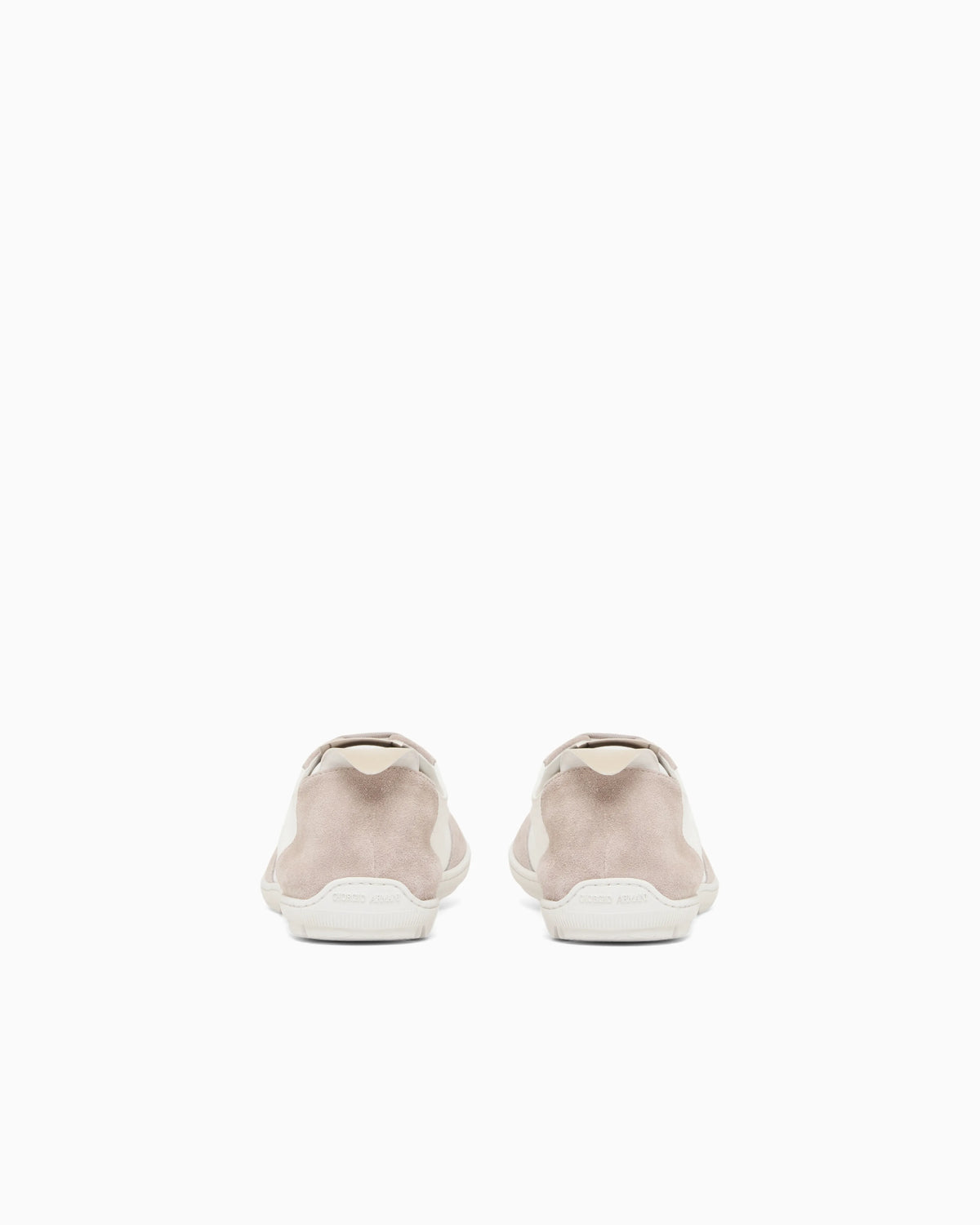 nylon and suede sneakers