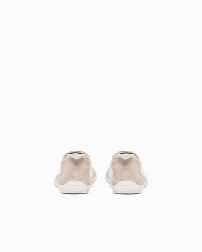 nylon and suede sneakers