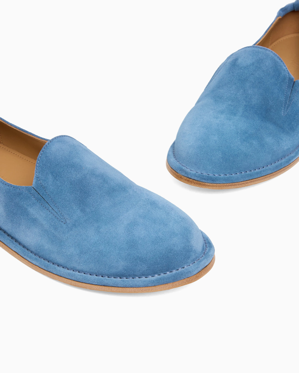 Suede slip-ons
