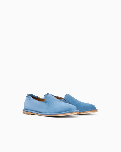 Suede slip-ons