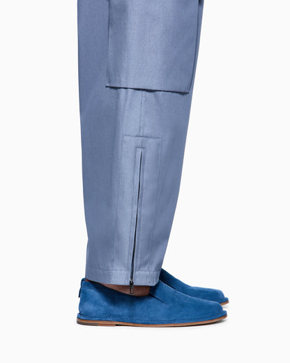 Suede slip-ons