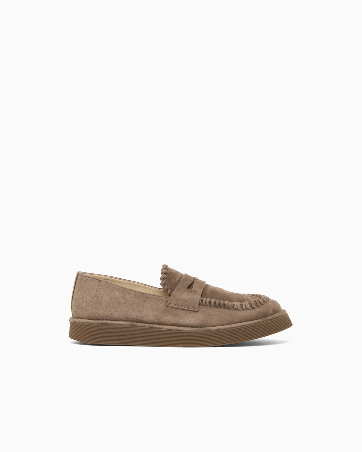 Suede loafers